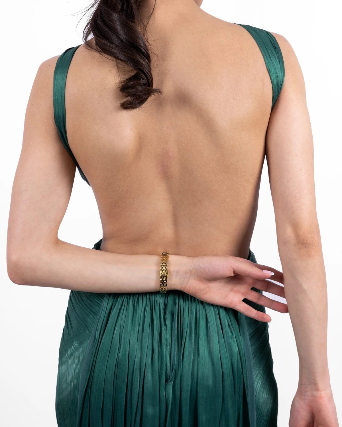 The Goddess Dress Green - Image 3